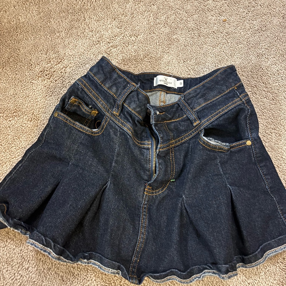 Windsor Denim Mini Skirt